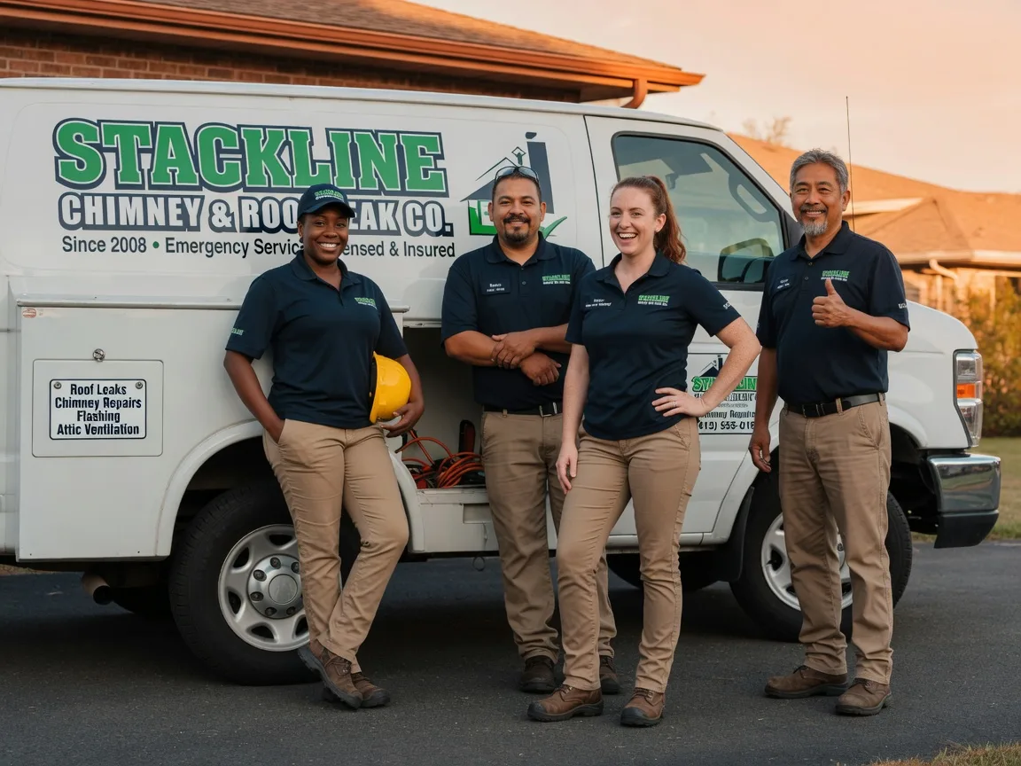 Chimney flashing repair company in Greenfield, OK
